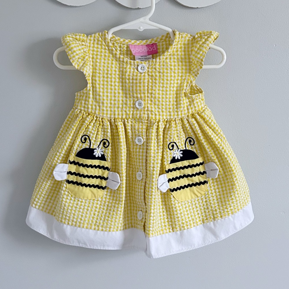 Good Lad Bee Dress Size 12 months